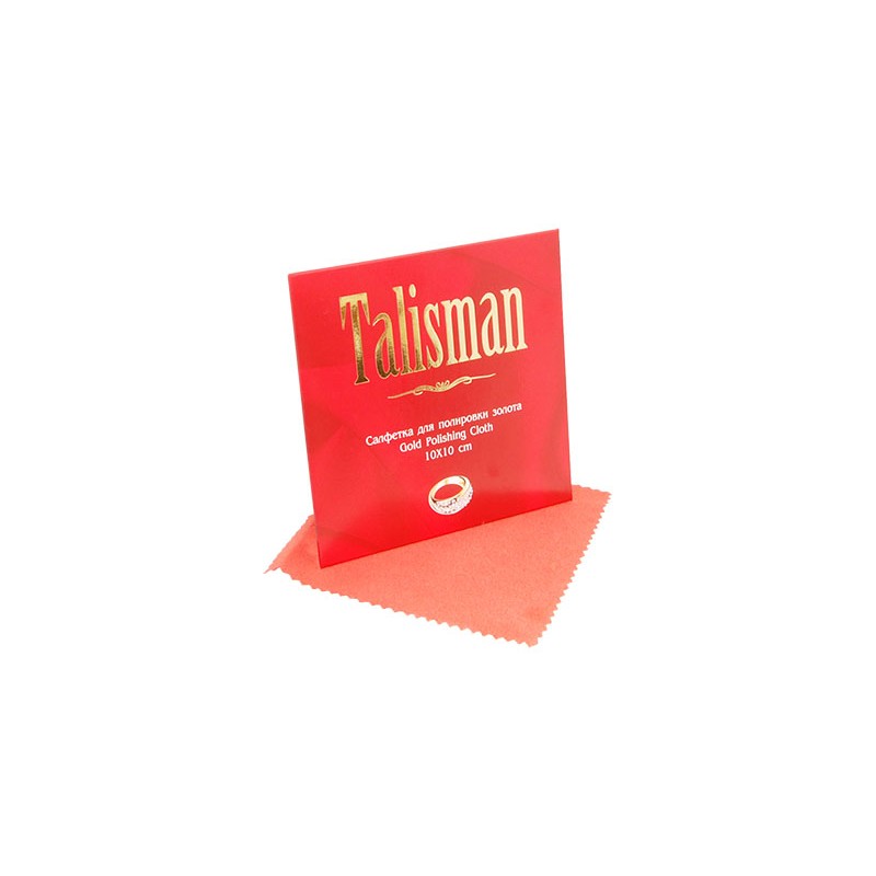 Салфетка для полировки золотых изделий "Talisman" 10х10см