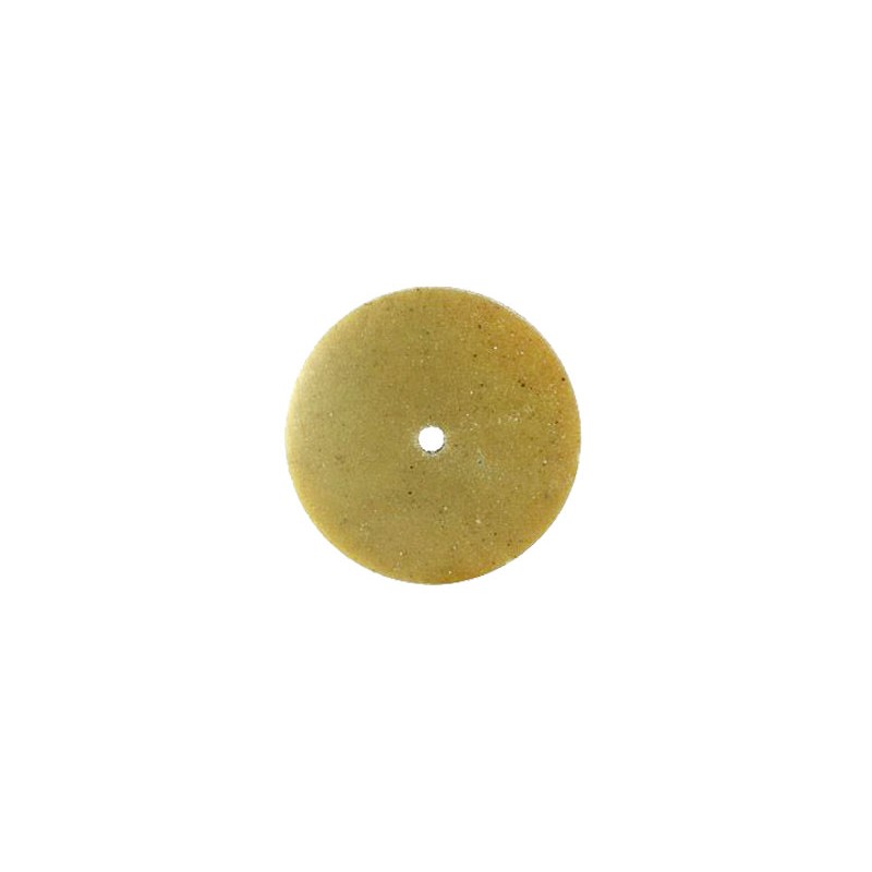 Резинка пемзовая EVE PUMICE L22Pm, желто-зеленая (средняя), линза, 22мм