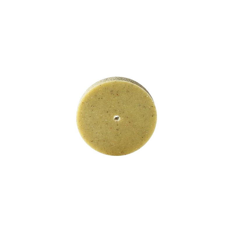 Резинка пемзовая EVE PUMICE R22Pm, желто-зеленая (средняя), диск, 22х3мм