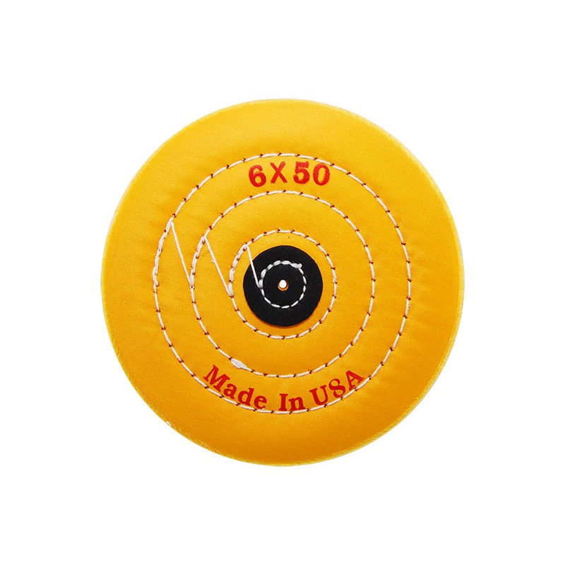 Круг муслиновый желтый Ø152мм, 50 слоёв