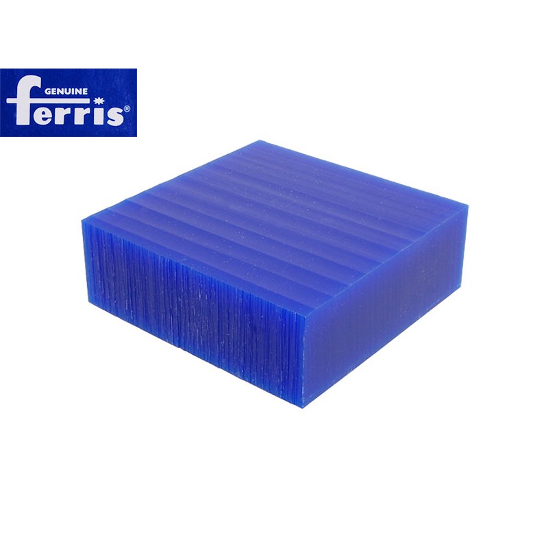 Воск модельный FERRIS, брусок 90х90х30мм, синий