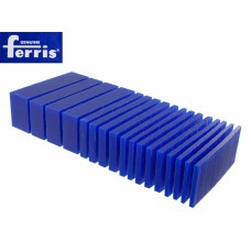 Воск модельный FERRIS, плитка 92х38мм, синий