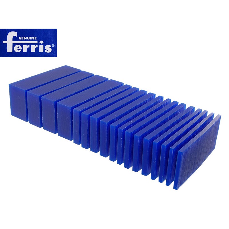 Воск модельный FERRIS, плитка 92х38мм, синий
