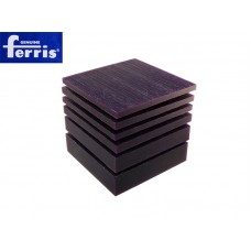 Воск модельный FERRIS, плитка 92х92мм, сиреневый 