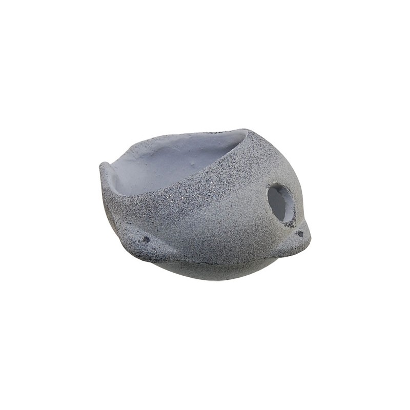 Тигель керамический полузакрытый с проушинами №5, Ø82мм, h-52мм