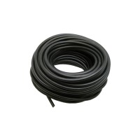 Шнур каучуковый круглый черный, Ø6мм, 1 метр