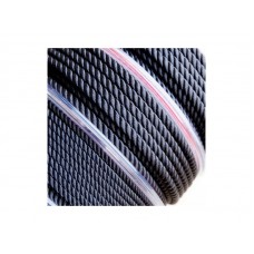 Шнур шелковый плетеный M226 черный, Ø4.0мм, 1метр