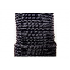 Шнур шелковый плетеный M221 черный, Ø3.0мм, 1метр