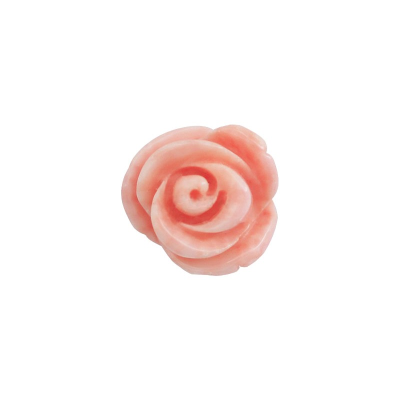 Коралл розовый, цветок, 8мм