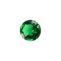 Ювелирное стекло зеленое, круг, 8,0мм