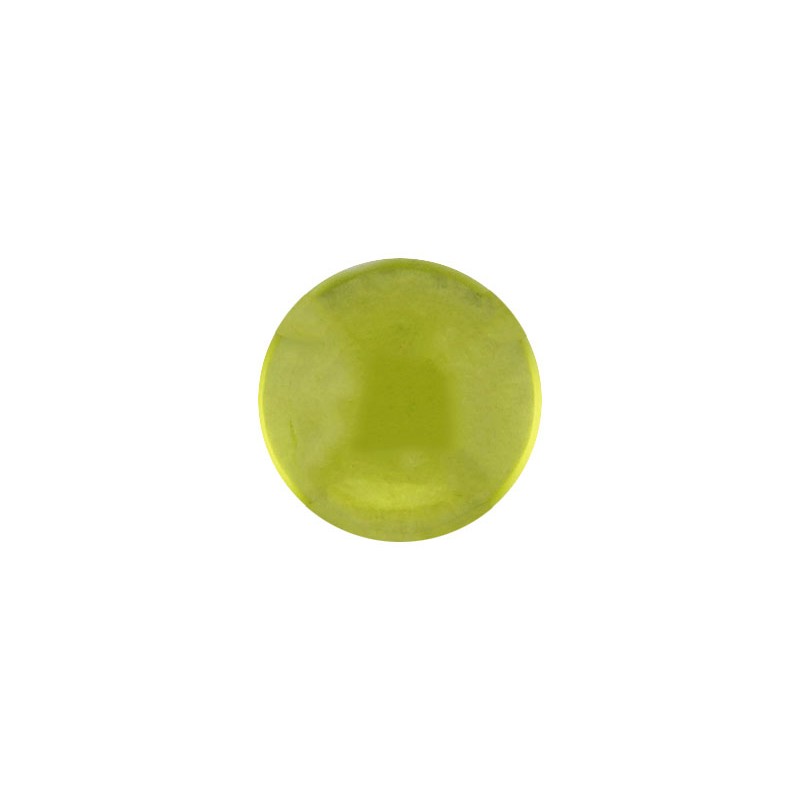 Хризолит кабошон, круг, 4,0мм