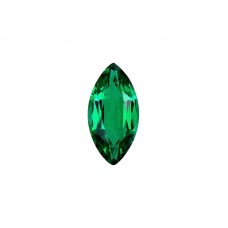 Ювелирное стекло зеленое, маркиз, 12х6мм