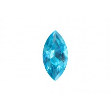 Фианит голубой, маркиз, 10х5мм