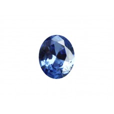 Фианит синий, овал, 6х4мм