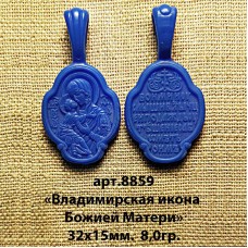 Восковка РП8859 образок "Владимирская икона Божией Матери"
