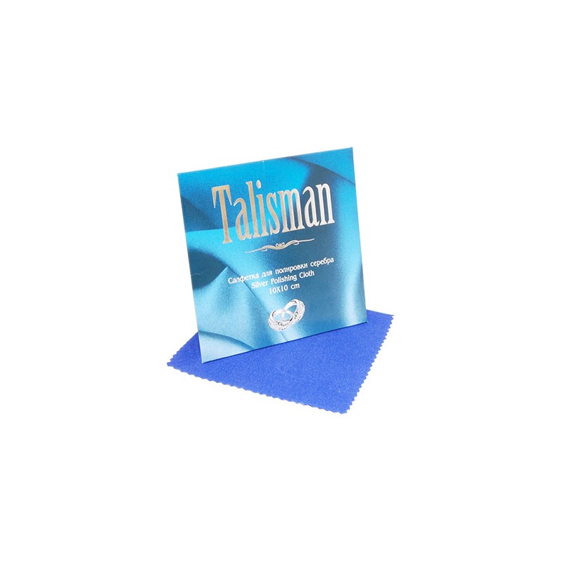 Салфетка для полировки серебряных изделий "Talisman" 10х10см