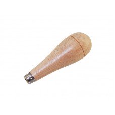 Ручка для надфилей деревянная грушевидная Ø31мм, L-90мм