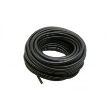 Шнур каучуковый круглый черный, Ø4мм, 1 метр