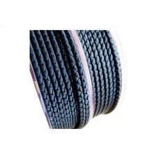 Шнур шелковый плетеный MILAN 219 черный, Ø3.5мм, 1метр