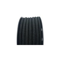 Шнур шелковый плетеный M216 черный, Ø5.0мм, 1метр