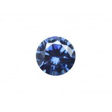 Фианит синий, круг, 9,0мм