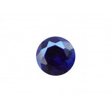 Сапфир синтетический синий, круг, 1,25мм