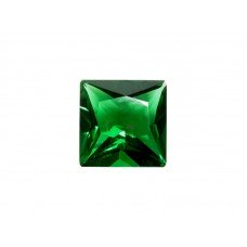 Фианит зеленый, квадрат, 6х6мм