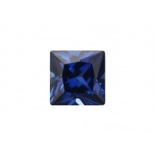 Сапфир синтетический синий, квадрат 4х4мм