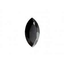 Фианит черный, маркиз, 12х6мм