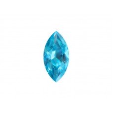 Фианит голубой, маркиз, 7х3,5мм
