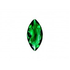 Фианит зеленый, маркиз, 5х2,5мм