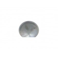 Жемчуг культивированный серебристый, шарик уплощенный, 8,0-8,5мм