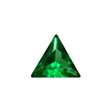 Ювелирное стекло зеленое, триангл, 10х10мм
