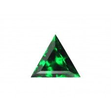 Фианит зеленый, триангл, 6х6мм
