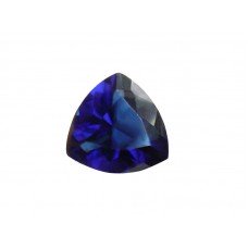 Фианит синий, триллион, 6х6мм